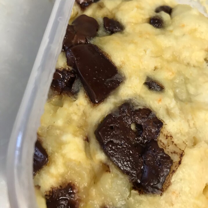 電子レンジでバナナと板チョコと人参の蒸しパン レシピ 作り方 By Rママ 楽天レシピ